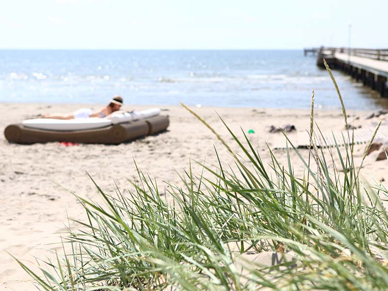 Falkenberg strandbad stranden pressbild